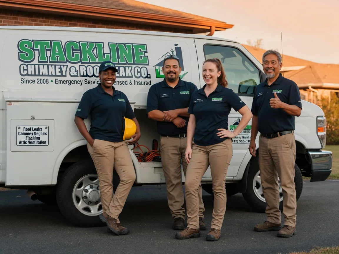 Chimney flashing repair company in Fairfield, VA